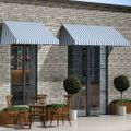 vidaXL Bistro markíza modro-biela 250x120 cm
