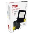 LED reflektor VISIO čierny, 10W neutrálna biela