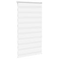 vidaXL Zebra roleta biela 90x150 cm šírka látky 85,9 cm polyester