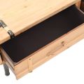 vidaXL TV skrinka z jedľového dreva 110x33x35 cm