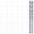 vidaXL Záhradný plot pozinkovaná oceľ 50x1,5 m strieborný