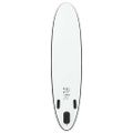 vidaXL Nafukovací Stand up paddleboard, čierno biely
