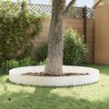 vidaXL Obrubník trávnika 10 ks 100 x 30 cm Oceľ Biela