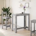 vidaXL Barový stôl betónovosivý 102x50x103,5 cm kompozitné drevo