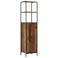 vidaXL Highboard Staré drevo 40 x 33 x 161 cm Kompozitné drevo