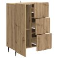vidaXL Servírovacia skriňa Dub artisan 66 x 34,5 x 91,5 cm