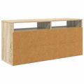 vidaXL Nízka skriňa so zásuvkou Sonoma dub 102 x 32 x 48,5 cm