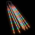 vidaXL Svetlá meteor 8 ks 50 cm farebné 288 LED vnútorné vonkajšie