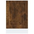 vidaXL Panel umývačky riadu Porto tmavý dub 45x1,5x57 cm kompozitné drevo