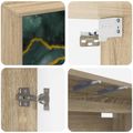 vidaXL Nástenný TV kabinet WIJHE 69 x 33 x 40 cm Dub sonoma