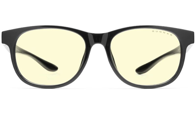 GUNNAR kancelárske/herné okuliare  RUSH KIDS LARGE (8-12) ONYX jantárové sklá BLF 65 NATURAL focus