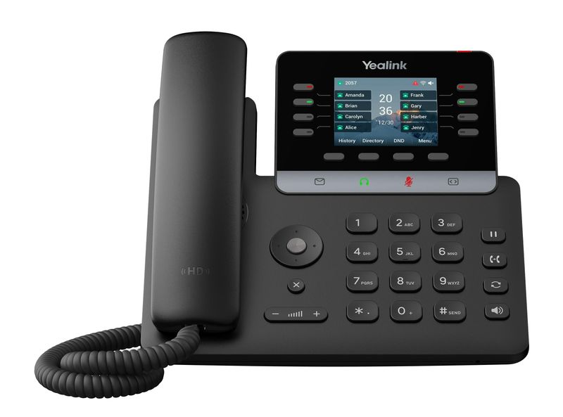 Yealink SIP-T73W SIP telefón, PoE, 2,8'' bar. LCD, GigE, 12 SIP účtov, BT, Wi-Fi 6