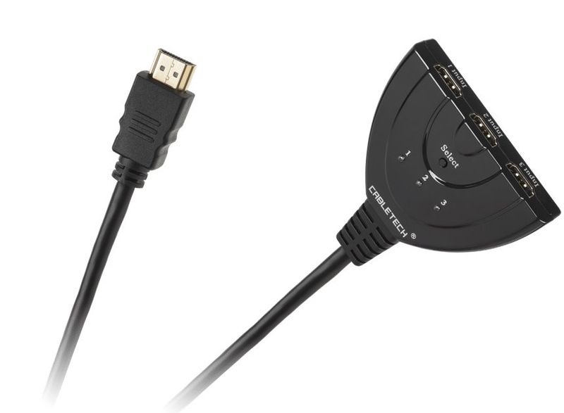 Prepínač 3x HDMI-1x HDMI CABLETECH ZLA0310