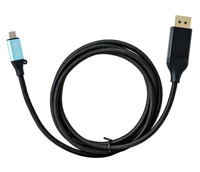 i-tec USB-C DisplayPort Kabel Adaptér 4K / 60 Hz 200cm Kabel, prepojovací, USB-C na DisplayPort, 4K, 60Hz, 2m, čierny