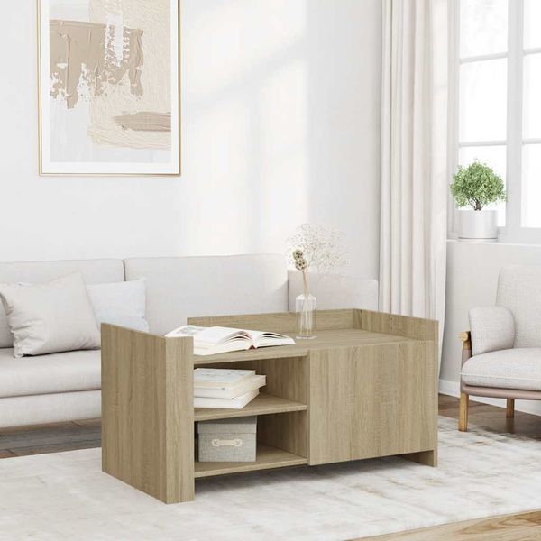 vidaXL Konferenčný stolík dub sonoma 100x50x50 cm kompozitné drevo