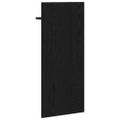 vidaXL Vešiak na stenu Nástenná montáž Čierny dub 40 x 10 x 90 cm