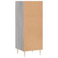 vidaXL Komoda sivý dub sonoma 34,5x32,5x90 cm kompozitné drevo
