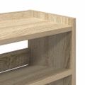 vidaXL Regál na topánky dub sonoma 80x25x100 cm spracované drevo