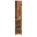 vidaXL Highboard 2 ks Staré drevo 34,5 x 34 x 180 cm Kompozitné drevo