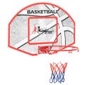 vidaXL 5-dielna sada basketbalového koša na stenu s doskou 66x44,5 cm