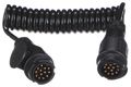 Propojovací spirálový kabel zástrčky tažného zariadenia TRAILER CABLE 4, 13-13pin, 3 m SIXTOL