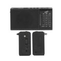 LTC prenosné rádio REGA, USB, TF, AUX, mini LED baterka, čierna