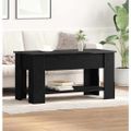 vidaXL Konferenčný stolík Čierny dub 101 x 49 x 52 cm Kompozitné drevo