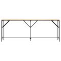 vidaXL Konzolový stolík dub sonoma 200x29x75 cm kompozitné drevo