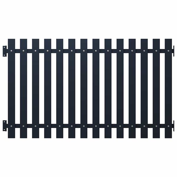 vidaXL Plotový panel antracitový 178x100 cm s práškovou farbou z ocele