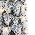 vidaXL Umelý osvetlený vianočný stromček s 30 LED a snehom 60 cm