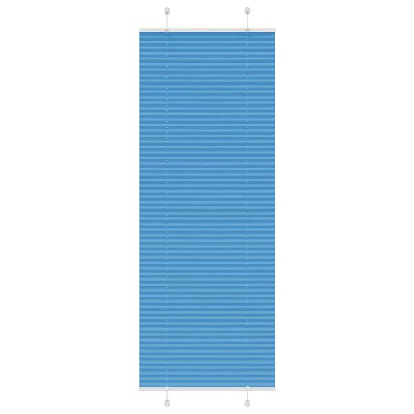 vidaXL Plisovaná roleta modrá 70x200 cm šírka látky 69,4 cm polyester