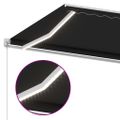 vidaXL Ručne zaťahovacia markíza s LED 500x350 cm antracitová