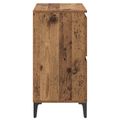 vidaXL Servírovacia skriňa Staré drevo 60 x 35 x 70 cm