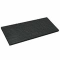 vidaXL Kameň na schodíky 6 ks Čierny 60,5 x 25 x 2 cm Guma