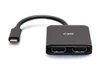 4K - Video adaptér - USB-C samec na HDMI samica - 20 cm - čierna - podpora 4K60 Hz (3840 x 2160), podpora režimu DP Alt, až 32,4 Gbps prenosová rýchlosť