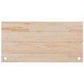 vidaXL Doska stolíka biela 110x60x2,5 cm masívne borovicové drevo