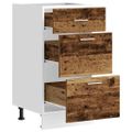 vidaXL Spodná skrinka “Lyon” Old Wood 40x46x81,5 cm Engineered Wood