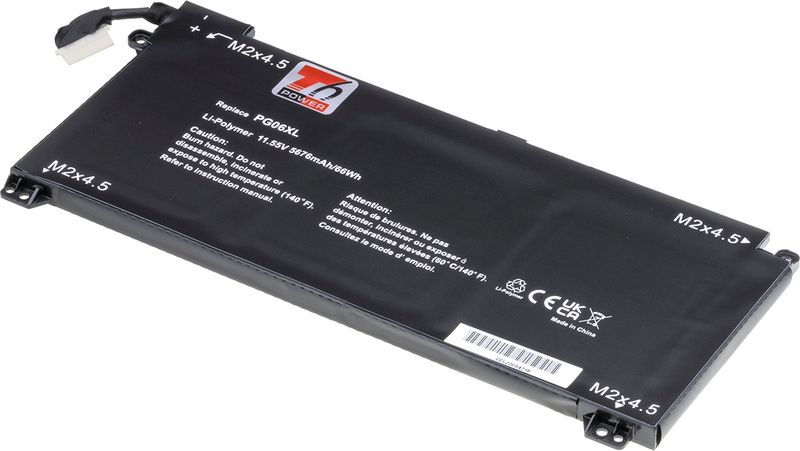 Batéria T6 Power pre HP Omen 15-dh0000, Omen 15-dh1000, 5676mAh, 66Wh, 6cell, Li-pol