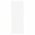 vidaXL Komoda s LED svetlami lesklá biela 115,5x30x75 cm