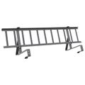 vidaXL Strážca snehu na streche Antracitová 800 x 29,5 x 34,5 cm Oceľ