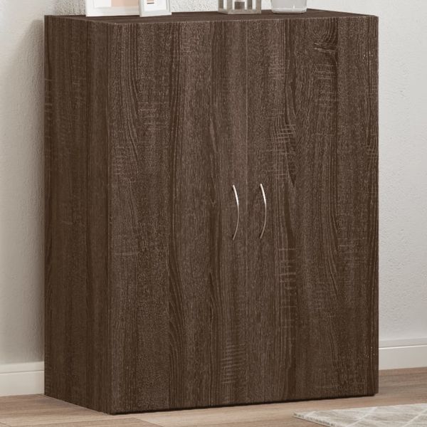 vidaXL Kartotéka hnedý dub 60x32x77,5 cm kompozitné drevo