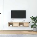 vidaXL TV skrinky 2 ks dub sonoma 60x31x25,5 cm kompozitné drevo