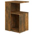 vidaXL Bočný stolík údený dub 36x30x56 cm spracované drevo