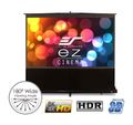 ELITE SCREENS plátno teleskopické od podlahy vzhůru 150" (381cm)/ 16:9/ 186,9×332cm/ gain 1.1/ case černý Projekcní plátno, teleskopické od podlahy vzhuru, 150" (381 cm), 16:9, 186,9 x 332 cm, Gain 1,1, case cerný