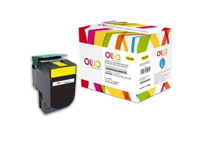 OWA Armor toner kompatibilný s Lexmark C544X2YG, 4000st, žltá/yellow