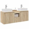 vidaXL Set kabinetov do kúpeľne 3 ks Dub sonoma 49,5 x 41 x 62,5 cm
