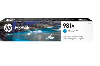 HP 981A - azúrová atramentová kazeta, J3M68A