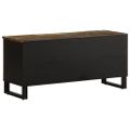 vidaXL TV skrinka 100x34x46 cm, akáciový masív