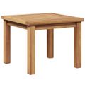 vidaXL Konferenčný stolík Hnedá 45 x 45 x 36 cm Husté teakové drevo