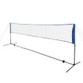 vidaXL Bedmintonová sada siete a košíkov, 500x155 cm